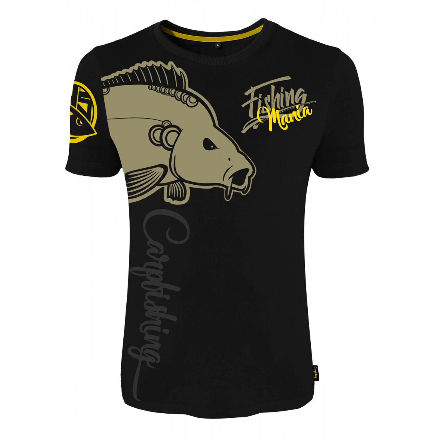 Hotspot Design T Shirt Fishing Mania Carpfishing Gr. M, TShirt for carp  anglers, 010000502