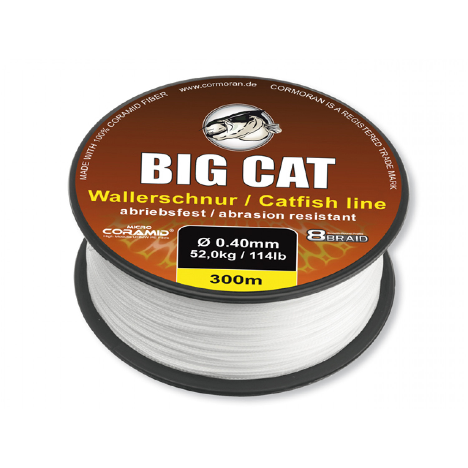 BIG CAT 8 BRAID CATFISH LINE Micro Coramid® Catfish cord 78 03041 00