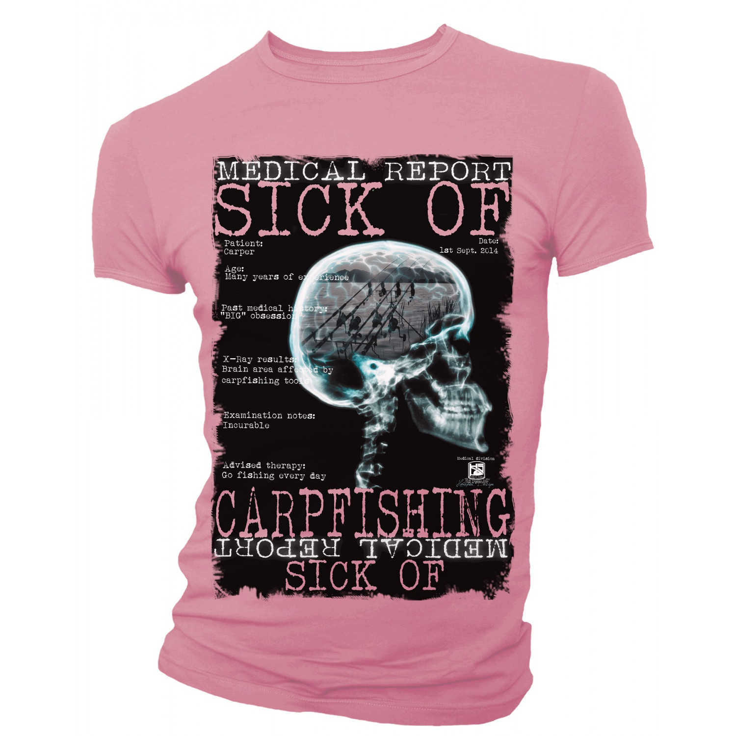 Hotspot Design Medical Report T-Shirt Sick Of Spinning 