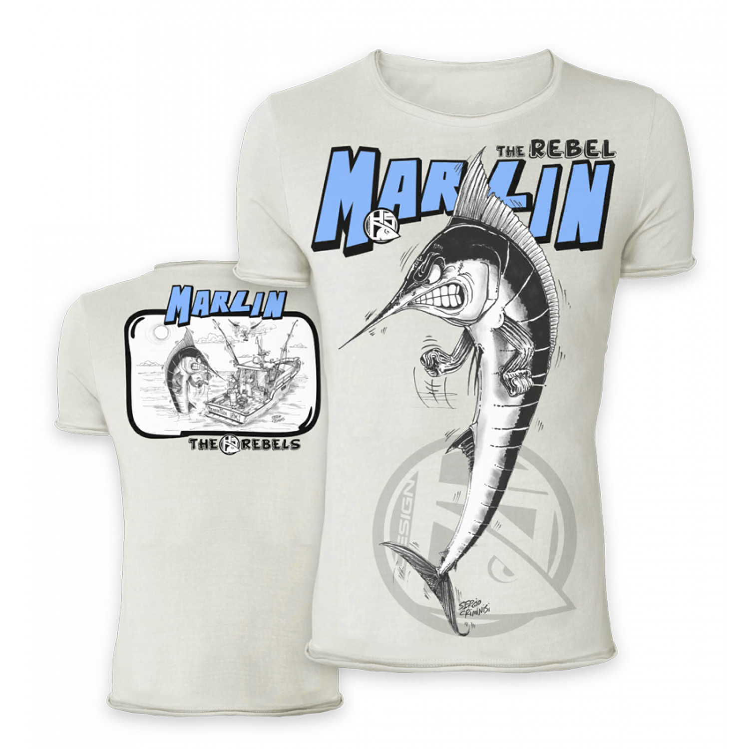 Hotspot Design Angler T-Shirt Marlin Collection The Rebels 