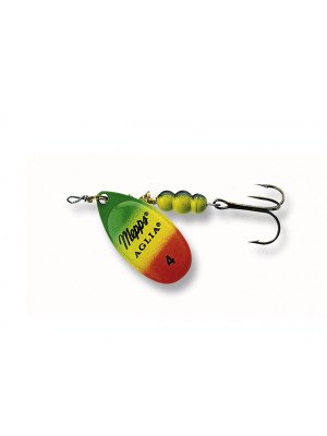 Spinner - Mepps Aglia Tiger green/yellow/red