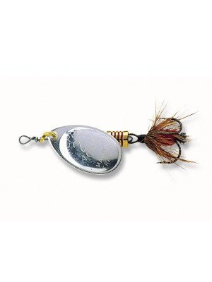 Spinner - Mepps Aglia with fly silver